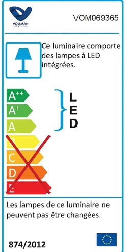 Projecteur plat + détecteur mouvement IP65 5000lm - Voltman