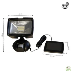 Projecteur solaire à détecteur de mouvements