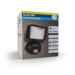 Projecteur solaire à détecteur de mouvements