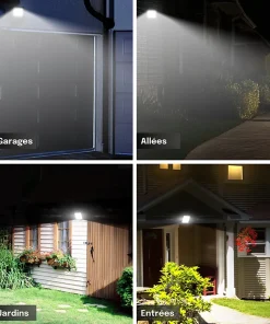 Projecteur Solaire avec Détecteur de Mouvement IP65 2200lm - Groupe DDC