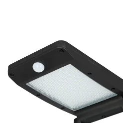 Projecteur solaire d'extérieur à LED Barm noir IP44 350lm Blanc froid