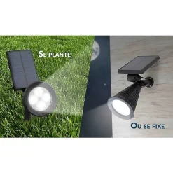 Projecteur Solaire Led 200 Lumens Greenled Wi-light