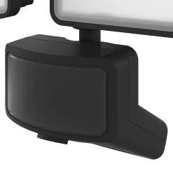 Projecteur solaire LED intégré à détection Davern 2x800lm IP65 noir GoodHome