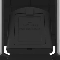 Projecteur solaire LED intégré à détection Davern 2x800lm IP65 noir GoodHome