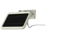 Projecteur solaire LED intégré à détection Shomali 1000lm 9W IP44 blanc GoodHome