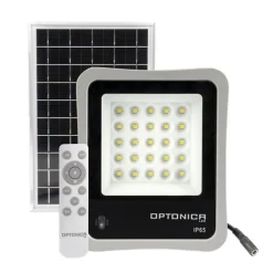 Projecteur Solaire LED 15W IP65 (Panneau Solaire + Télécommande Inclus) - Blanc Froid 6000K - 8000K - SILAMP