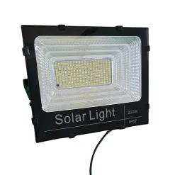 Projecteur Solaire LED 30W IP65 Dimmable avec Détecteur (Panneau Solaire + Télécommande Inclus) - Blanc Froid 6000K - 8000K
