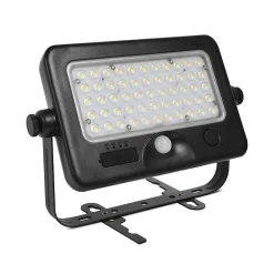 Projecteur solaire LED 10W noir