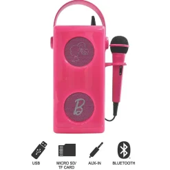 Puissante enceinte Bluetooth lumineuse Barbie avec micro