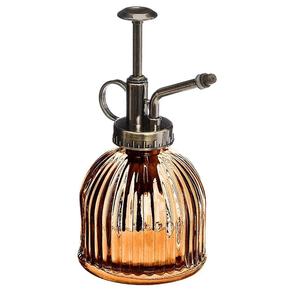 Pulvérisateur Vintage - verre - D9 cm - Marron- Atmosphera
