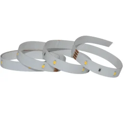 Rallonge ruban lumineux Waldeck LED intégrée blanc neutre IP20 dimmable 400lm 5W L.100cm blanc GoodHome