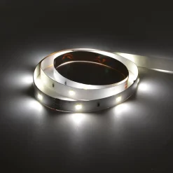 Rallonge ruban lumineux Waldeck LED intégrée blanc neutre IP20 dimmable 400lm 5W L.100cm blanc GoodHome