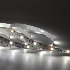 Rallonge ruban lumineux Waldeck LED intégrée variation de blancs et de couleurs IP20 dimmable 400lm 5W L.100cm blanc GoodHome