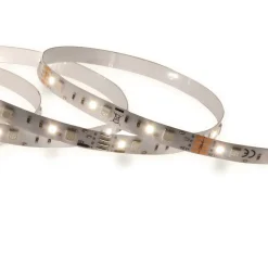 Rallonge ruban lumineux Waldeck LED intégrée variation de blancs et de couleurs IP20 dimmable 400lm 5W L.100cm blanc GoodHome