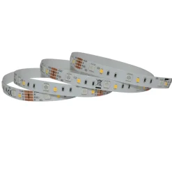 Rallonge ruban lumineux Waldeck LED intégrée variation de blancs et de couleurs IP20 dimmable 400lm 5W L.100cm blanc GoodHome