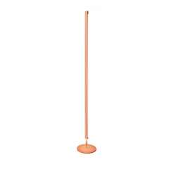 Ray - Lampadaire LED 25W à intensité variable, 3 000 K, 2 000 lm, H 160 cm, interrupteur à pied - Perenz - Orange