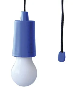 RETRO' : Ampoule LED à piles (3AAA non fournies) avec cordon. Bleu