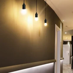 RETRO : Lampe à filament LED avec interrupteur à cordon - Lumière chaude