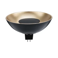 Réflecteur LED GU5,3 12V noir/doré 1900K
