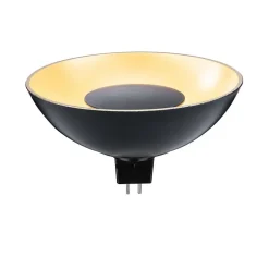 Réflecteur LED GU5,3 12V noir/doré 1900K