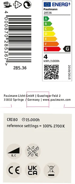 Réflecteur LED Maxiflood 3,5W GU10 230V gradable 2700 K
