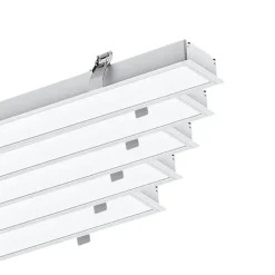 Réglette Encastrable LED 120cm 35W Blanc (Lot de 5) - Blanc Chaud 2300K - 3500K - SILAMP