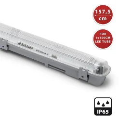 Réglette exclusivement pour 1 tube LED de 150cm. IP65
