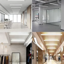 Réglette LED 60cm 24W - Blanc Froid 6000K - 8000K - SILAMP