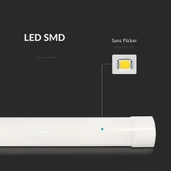 Réglette LED 150cm 38W Haut Rendement 155lm/W Garantie 5 ans - Blanc Froid 6000K - 8000K - SILAMP