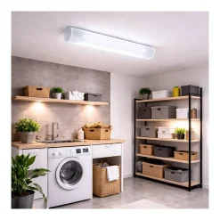 Réglette LED 65cm 18W 6500K Diffuseur Opalin - Luminaire plafond LED Garage, Atelier, Eclairage intérieur Blanc froid G13 ASLO
