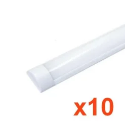 Réglette LED 150cm 60W (Pack de 10) - Blanc Neutre 4000K - 5500K - SILAMP