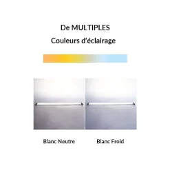 Réglette LED 120cm 48W (Pack de 10) - Blanc Neutre 4000K - 5500K - SILAMP