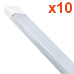 Réglette LED 150cm 72W (Pack de 10) - Blanc Neutre 4000K - 5500K - SILAMP