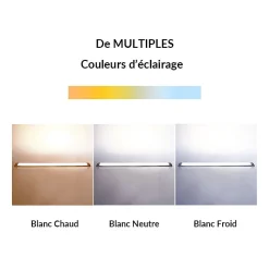 Réglette LED 150cm 48W (Pack de 4) - Blanc Chaud 2300K - 3500K - SILAMP