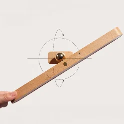 Réglette LED en Hêtre Rechargeable FISHTEC Éclairage Tactile et Nomade