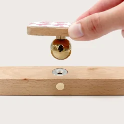 Réglette LED en Hêtre Rechargeable FISHTEC Éclairage Tactile et Nomade