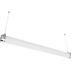 Réglette LED étanche claire 120 cm 5400 Lumens 4000 Kelvins