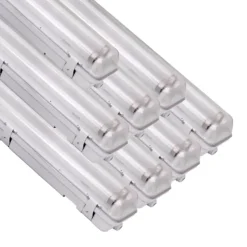 Réglette LED étanche Double pour Tubes LED T8 150cm IP65 (boitier vide) (pack de 8) - SILAMP