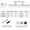 Réglette LED étanche 1200mm 40W 4800 LM 4000K IP65 - traversant - garantie 5 ans