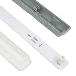 Réglette LED étanche pour Tube LED T8 120cm IP65 (boîtier vide) - SILAMP