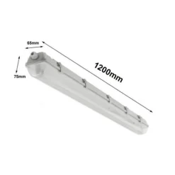 Réglette LED étanche pour Tube LED T8 120cm IP65 (boîtier vide) - SILAMP