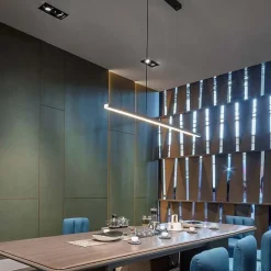 Réglette Linéaire Fine Interconnectable 120cm 40W Noir - Blanc Neutre 4000K - 5500K - SILAMP