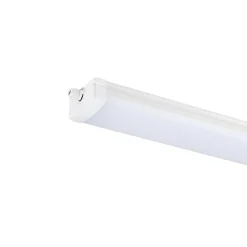 Réglette lumineuse Gallius LED intégrée blanc neutre IP65 4200lm 37W L.120xl.12xH.6cm blanc GoodHome