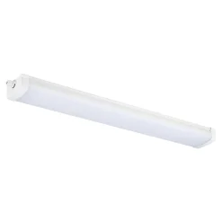 Réglette lumineuse Gallius LED intégrée blanc neutre IP65 3450lm 31W L.90xl.12xH.6cm blanc GoodHome
