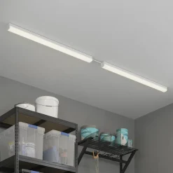 Réglette lumineuse Hovell LED intégrée blanc neutre IP20 4400lm 36.5W L.120xl.6,8cm blanc GoodHome