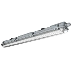 Réglette lumineuse Pagon T8 blanc neutre 1x900lm 9W IP65 L.67,9xl.7,3xH.6,4cm gris GoodHome