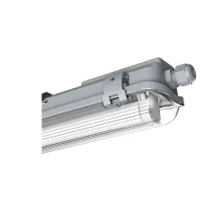 Réglette lumineuse Pagon T8 blanc neutre 900lm 9W IP65 L.67,9 x l. 7,3 x H.6,4cm gris GoodHome