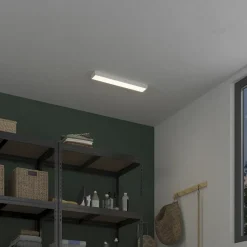 Réglette lumineuse Shipton LED intégrée blanc neutre IP20 1800lm 18W L.60xl.10xH.1cm blanc GoodHome