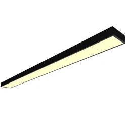 Réglette lumineuse Shipton LED intégrée blanc neutre IP20 1800lm 18W L.60xl.10xH.1cm noir GoodHome
