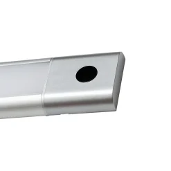 Réglette sous meuble à détection Menezes LED intégrée blanc neutre IP20 900lm 15W L.88,5xl.4,2xH.1cm chrome GoodHome